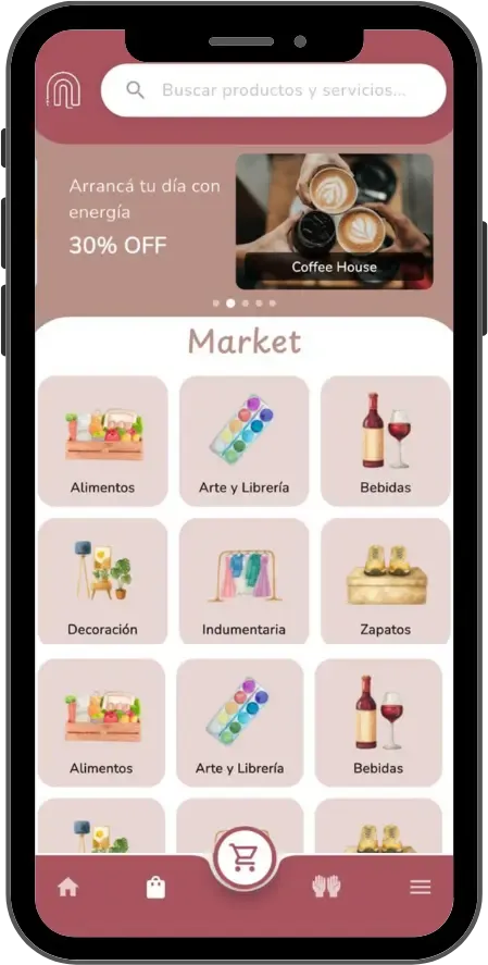 Imagen de la app MarketHood